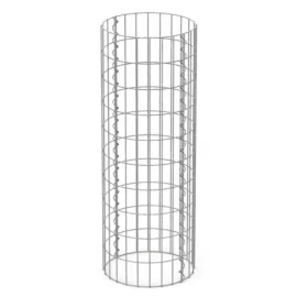   Gabion kőkosár támfalnak, kerítéslábazatnak Ø35x100 cm, 5x10 cm rács