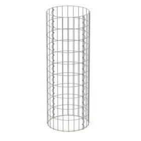   Gabion kőkosár támfalnak, kerítéslábazatnak Ø35x100 cm, 5x10 cm rács