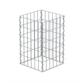   Gabion kőkosár támfalnak, kerítéslábazatnak 50x30x30 cm, 5x10 cm rács