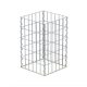 Gabion stone basket for retaining wall, fence base 50x30x30 cm, 5x10 cm grid