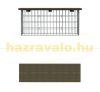 Gabion kőkosár WPC gabion pad 100x30x42,5 cm horganyzott acélból