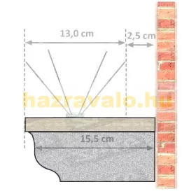 Galambtüske madártüske galamb elleni védelem 4 soros