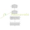 Wooden garage 21 m2 ready-made garage 350x600 cm impregnated gable roof mobile garage brown wooden garage carport