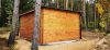 Wooden garage 24 m2 ready-made garage 400x600 cm non-impregnated flat roof mobile garage natural wooden garage carport