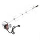 Stainless steel BBQ grill skewer 110 cm, with 2 fasteners and balance weight, acid-resistant inox