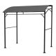 Kerti grill pavilon  215x150x182/220 cm sötétszürke grill sátor kerti grill árnyékoló pavilon