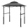 Kerti grillsátor LED világítással 243x148x248 cm szürke grillpavilon