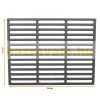 Cast iron grill grate 38x29 cm BBQ enameled grill grate rectangular shape