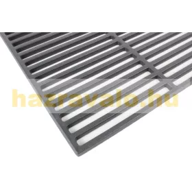 Öntöttvas grillrács 60x40 cm BBQ zománcozott grillrács téglalap alakú