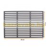 Cast iron grill grate 60x40 cm BBQ enameled grill grate rectangular shape 