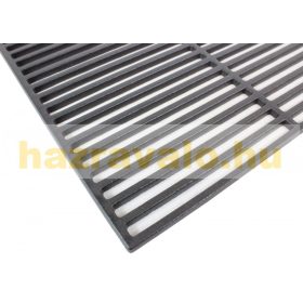   Öntöttvas grillrács 67x40 cm BBQ zománcozott grillrács téglalap alakú 