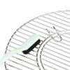 Kerek grillrács belső tűztérrel 53 cm + 29 cm átmérő vas tűztérrács
