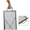 Téglalap alakú grillrács tűzrakóhelyhez acél 81x38 cm tűzrakó rács