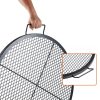 Tűzrakóhoz való kerek grillrács fogantyúval 76 cm átmérő acél tűztérrács