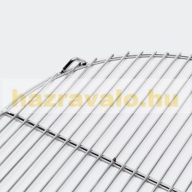   Rozsdamentes grillrács kerek 44,5 cm átmérőjű grillsütőhöz, inox saválló acél
