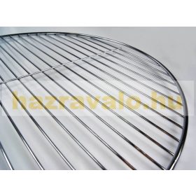   Rozsdamentes grillrács kerek 45 cm 46 cm 47 cm és 48 cm átmérőjű grillsütőhöz és a WEBER 47-es sorozathoz. Inox és nem csak krómozott!