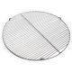 Stainless grill grate for a round 64.5 cm diameter grill, inox acid-resistant steel