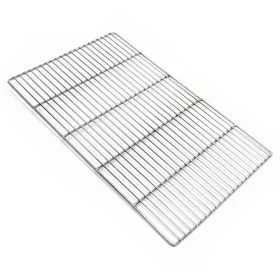   Grillrács rozsdamentes szögletes grillsütőhöz. Mérete 54x34 cm. Inox és nem csak krómozott!
