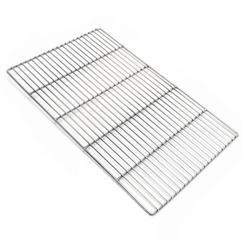 Grill grate for a stainless steel square grill. Size 54x34 cm. Inox and not just chrome!