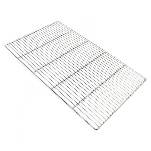 Grill grate for a stainless steel square grill. Size 67x40 cm. Inox and not just chrome!