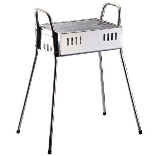 Barbecue stainless steel charcoal grill with removable legs