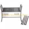 Barbecue stainless steel charcoal grill with removable legs