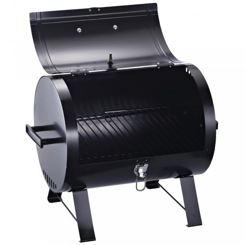 Grillsütő asztallapokhoz, kempingezéshez, piknikhez hőmérővel