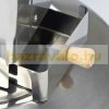 Grillsütő rozsdamentes inox 67-86 cm között állítható rácsmagassággal