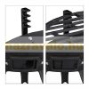 Barbecue cast iron charcoal BBQ 35 cm diameter portable grill 