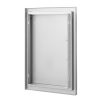 Rozsdamentes acél konyhaszekrény ajtó front 407x559 mm egyajtós kültéri ajtó grillszigethez