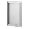 Rozsdamentes acél konyhaszekrény ajtó front 432x610 mm egyajtós kültéri ajtó grillszigethez
