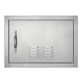   Rozsdamentes acél konyhaszekrény ajtó front 508x356 mm egyajtós kültéri ajtó szellőzőnyílással