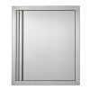 Rozsdamentes acél grillajtó 457x533 mm inox kültéri konyhaajtó süllyesztett grillállomáshoz, kültéri szekrényhez