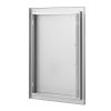 Inox kültéri konyha ajtófront egyszárnyú grillajtó 457x610 mm kültéri rozsdamentes BBQ ajtó állítható nyitásiránnyal