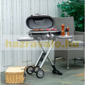   Gázgrill összecsukható BBQ grill kocsi 100x41,6x82,5 cm 2 égővel