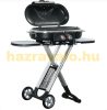 Gas grill folding BBQ grill cart 100x41.6x82.5 cm with 2 burners