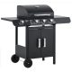 Gas grill BBQ grill cart 110x50x100 cm with 3 burners + 1 side burner