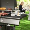 Gas grill BBQ grill cart 125x51x100 cm with 4 burners + 1 side burner
