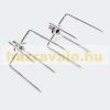 Meat skewers for grill skewers 2 pieces Ø 5-11 mm