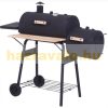 Locomotive grill Smoker grill BBQ oven in the shape of a locomotive