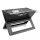 Folding grill portable BBQ 45.5x30x30.5 cm charcoal grill for picnics and camping