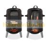 Smoker smoking grill extra design with fish hanging rod 