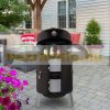 Smoker smoking grill extra design with fish hanging rod 