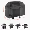 Grillsütő takaró 1499 mm kültéri grill takaró ponyva vízálló időjárásálló, tartós 600D poliészter