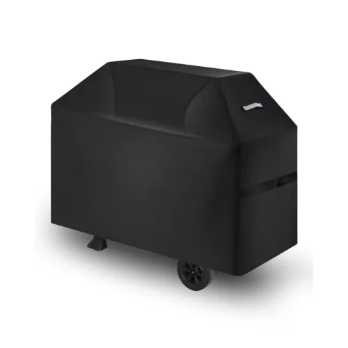Grillsütő-védőhuzat grilltakaró ponyva 1321 mm kültéri vízálló időjárásálló 600D poliészter grill huzat tépőzáras pántokkal