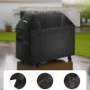 Grill védőhuzat 1473 mm vízálló, időjárásálló, tartós 600D poliészter grill takaró tépőzáras pántokkal