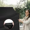 Grill védőhuzat 1473 mm vízálló, időjárásálló, tartós 600D poliészter grill takaró tépőzáras pántokkal