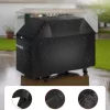 Grill védőhuzat 1651 mm vízálló időjárásálló, tartós 600D poliészter tépőzáras pántokkal