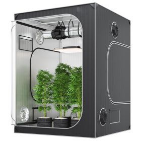   Termesztő sátor 152x152x203 cm cm beltéri növénynevelő sátor hidrokultúrás növénytermesztéshez