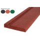 Rubber edge rubber cover closing edge in several colors 40 mm thick 1000x40x250 mm